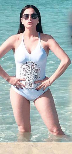 Shraddha Arya Bikini Vacation Stills in Dubai