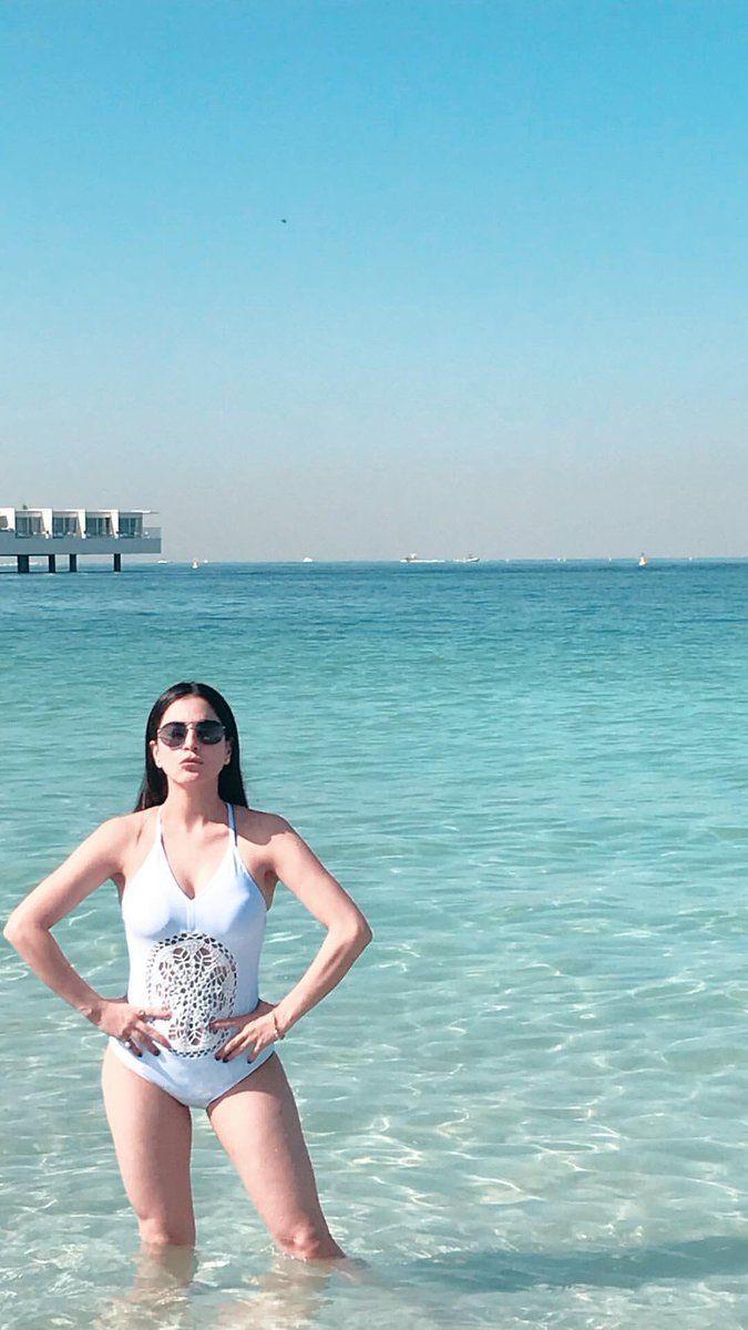 Shraddha Arya Bikini Vacation Stills in Dubai