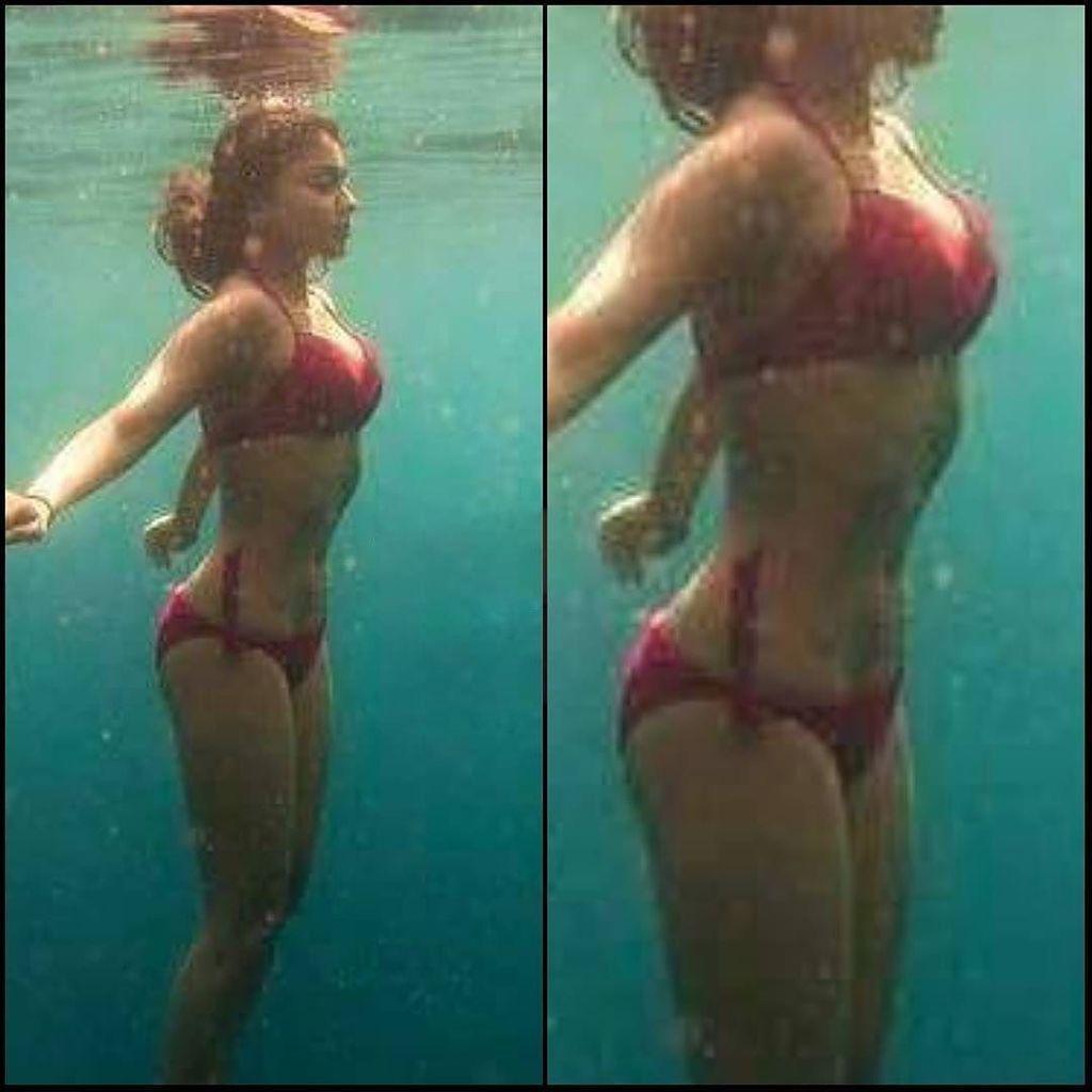 Shriya Saran Ultra Hot Underwater Bikini Photoshoot 2017