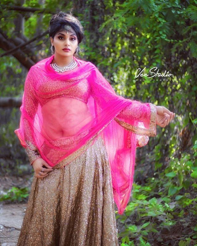 Shriya Victor raises the heat in a saree Photos