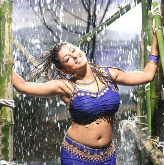 South Indian Actresses In Wet Saree Hot Show Photos Collections