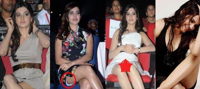South Indian Actresses who Faced Dress Slips in Public Photos