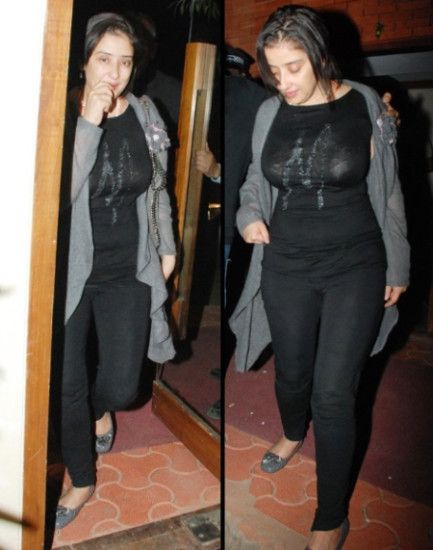 Spotted in Transparent Clothes Actresses Pics