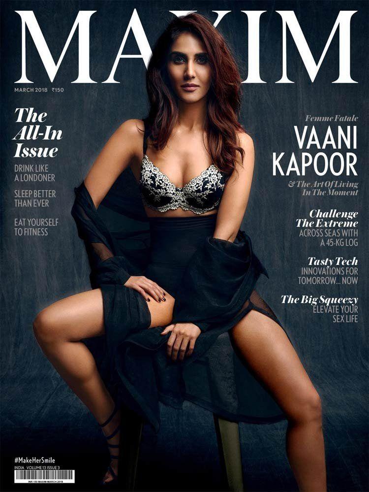 Stunning Actress Vaani Kapoor poses for MAXIM Hot Photoshoot Stills