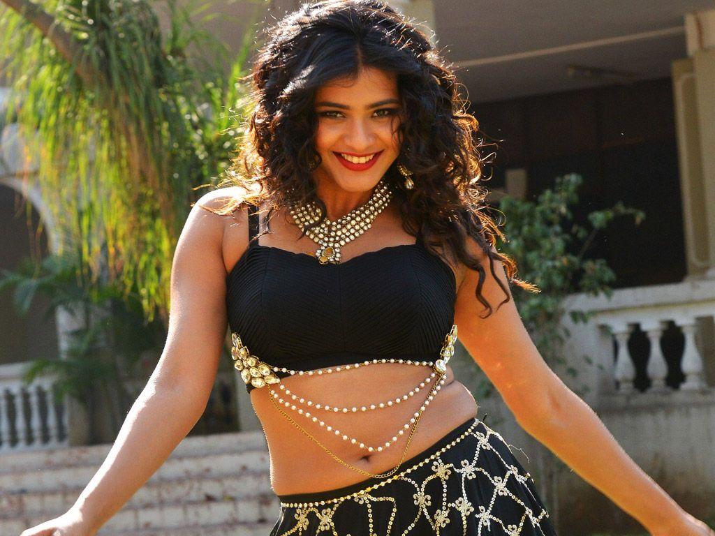 Telugu Actress Hebah Patel Hot Navel Show Photo Collections