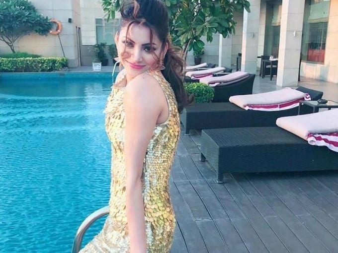 Urvashi Rautela Hot Navel Photos