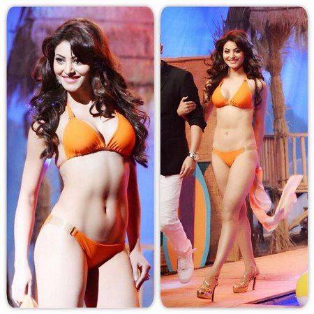 Urvashi Rautela Hot Navel Stills
