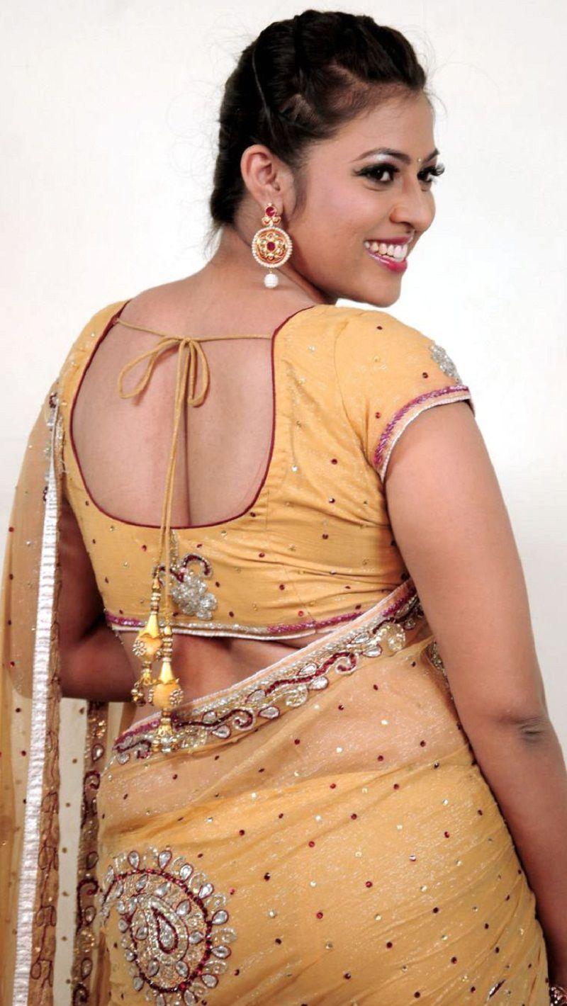 Actress Maulika in Sexy Saree Stills