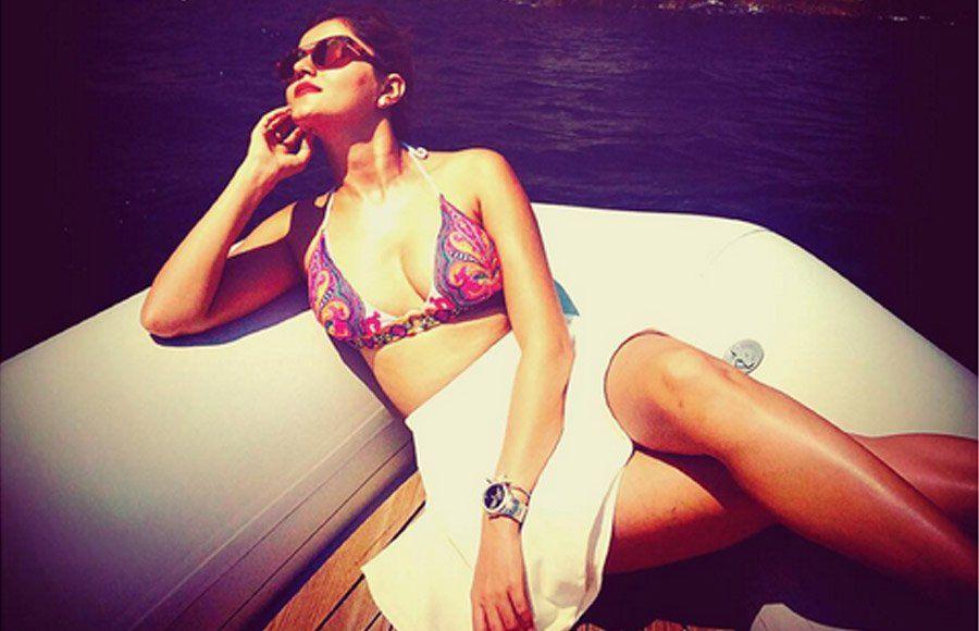 Actress Rubina Dilaik Hot Bikini Photos