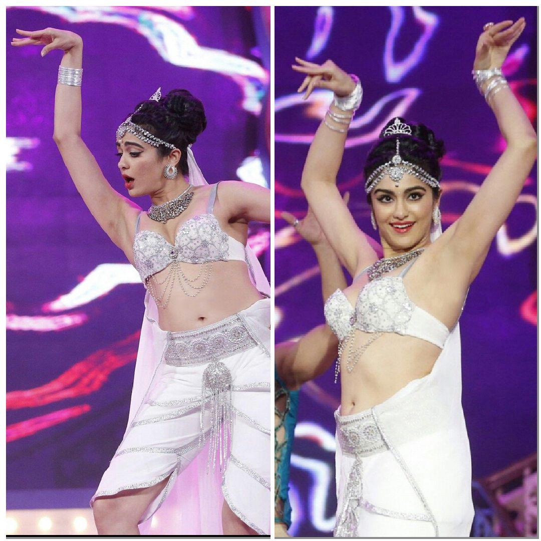 Adah Hot dancing as glamorous Apsara