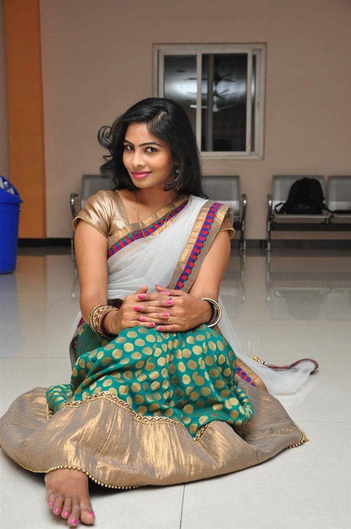 Bhanu in Half Saree Hot Photos