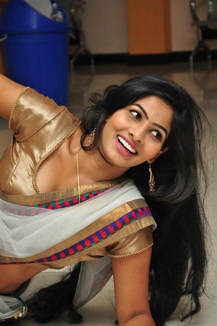 Bhanu in Half Saree Hot Photos
