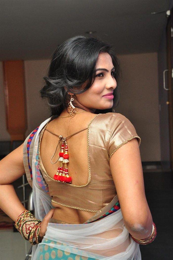 Bhanu in Half Saree Hot Photos