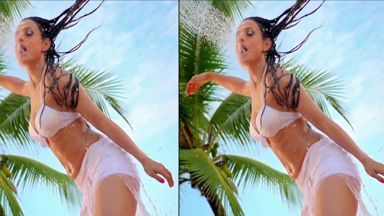 Bollywood Actress Amisha Patel Navel Pics