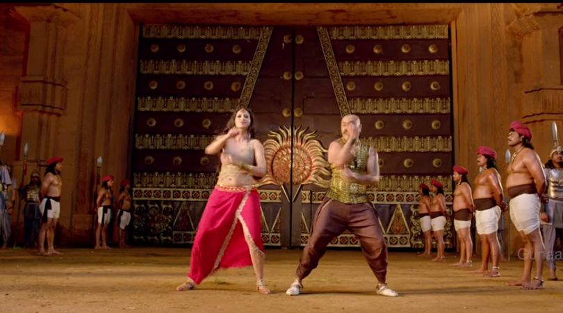 Hamsa Nandini Hot Dance in Rudramadevi Movie