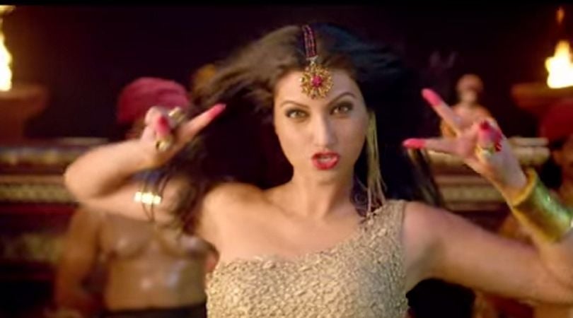 Hamsa Nandini Hot Dance in Rudramadevi Movie