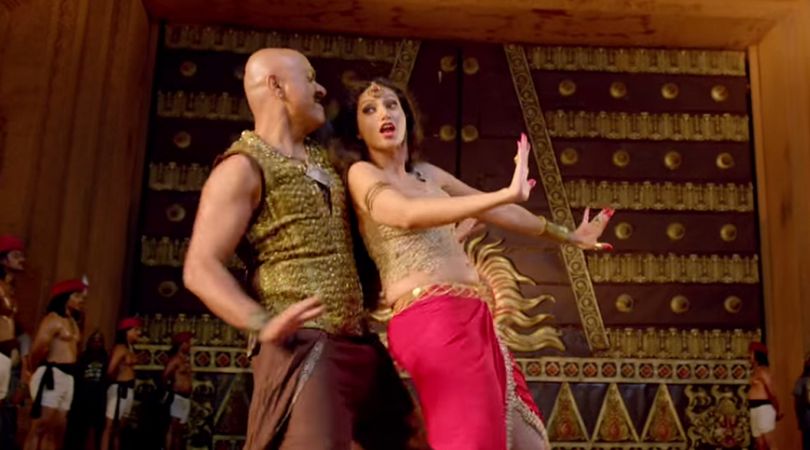 Hamsa Nandini Hot Dance in Rudramadevi Movie