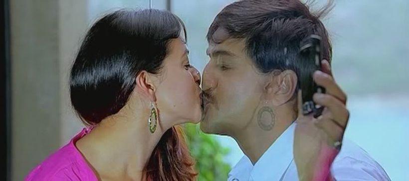 Hot South Indian Actress Lip Lock Photos