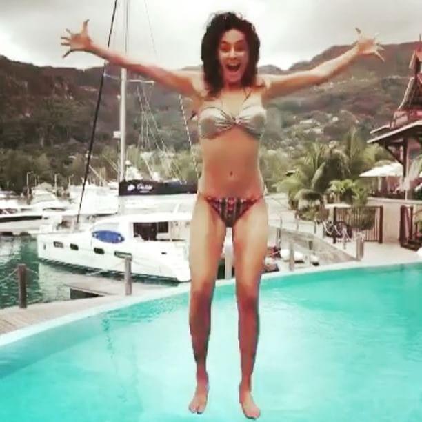 Hotness Alert: Shibani Dandekar Looks Smoking Hot In A Bikini Stills