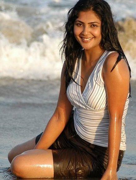 Kamalini Mukherjee Hot Beach Stills