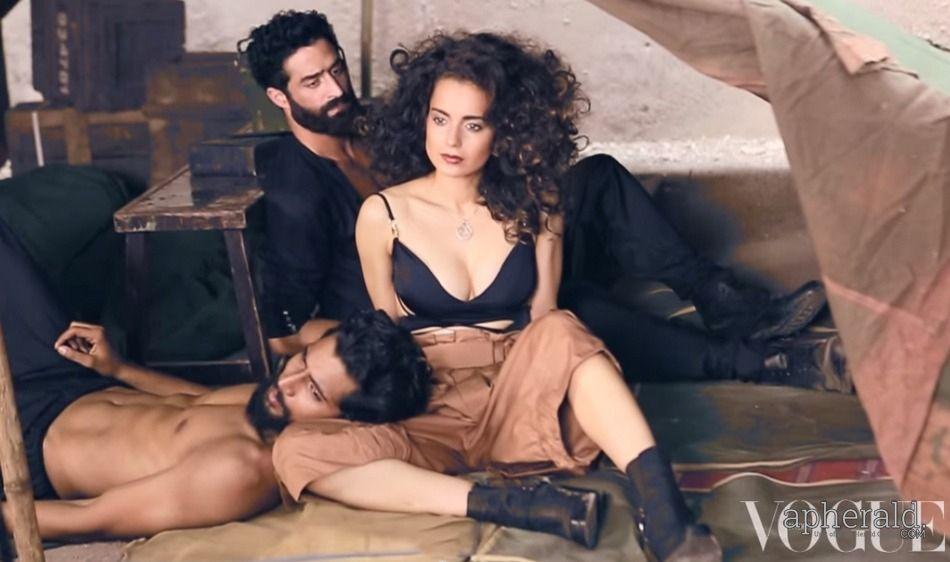 Kangana Ranaut photoshoot for vogue