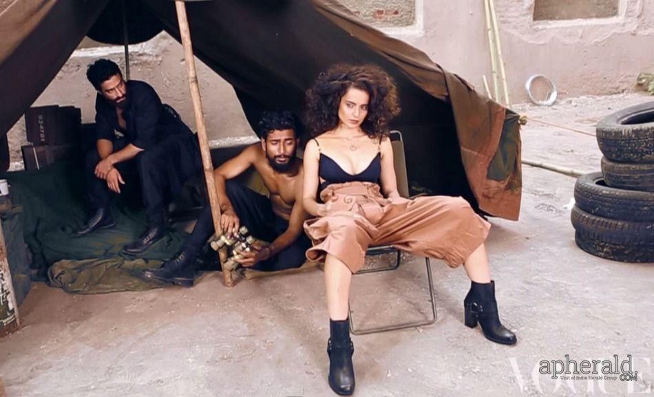 Kangana Ranaut photoshoot for vogue