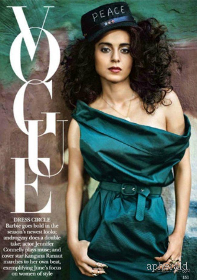 Kangana Ranaut photoshoot for vogue
