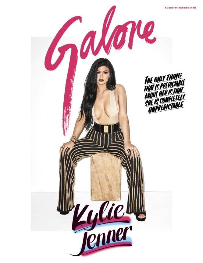 Kylie Jenner Hot Photoshoot For Galore Magazine