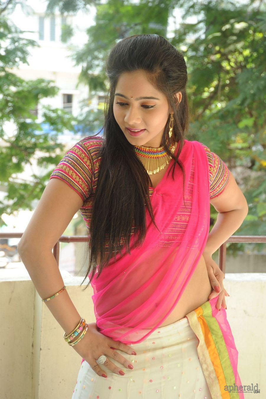 Mitra Half Saree Hot Navel Pics