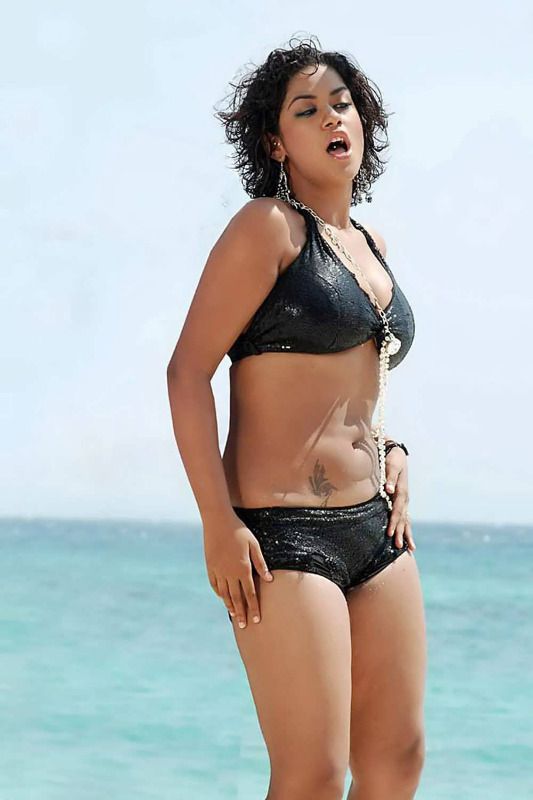 Mumaith Khan in Beach Sexy Stills