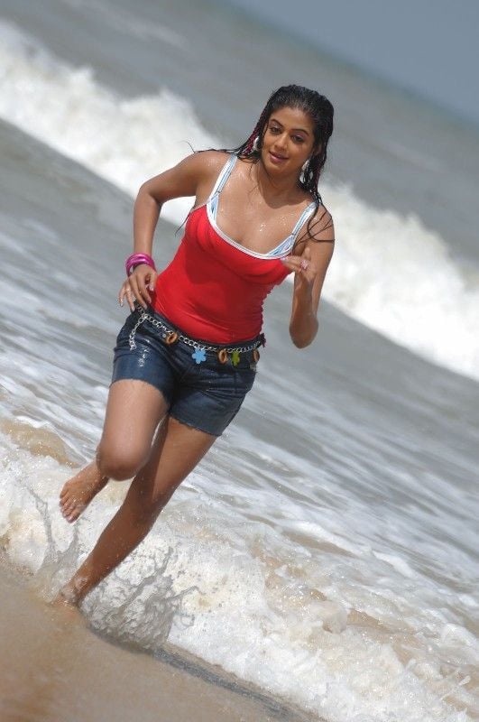 Priyamani Wet Dress Hot Beach Pictures