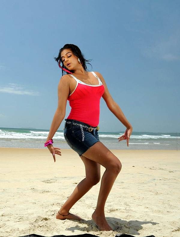 Priyamani Wet Dress Hot Beach Pictures