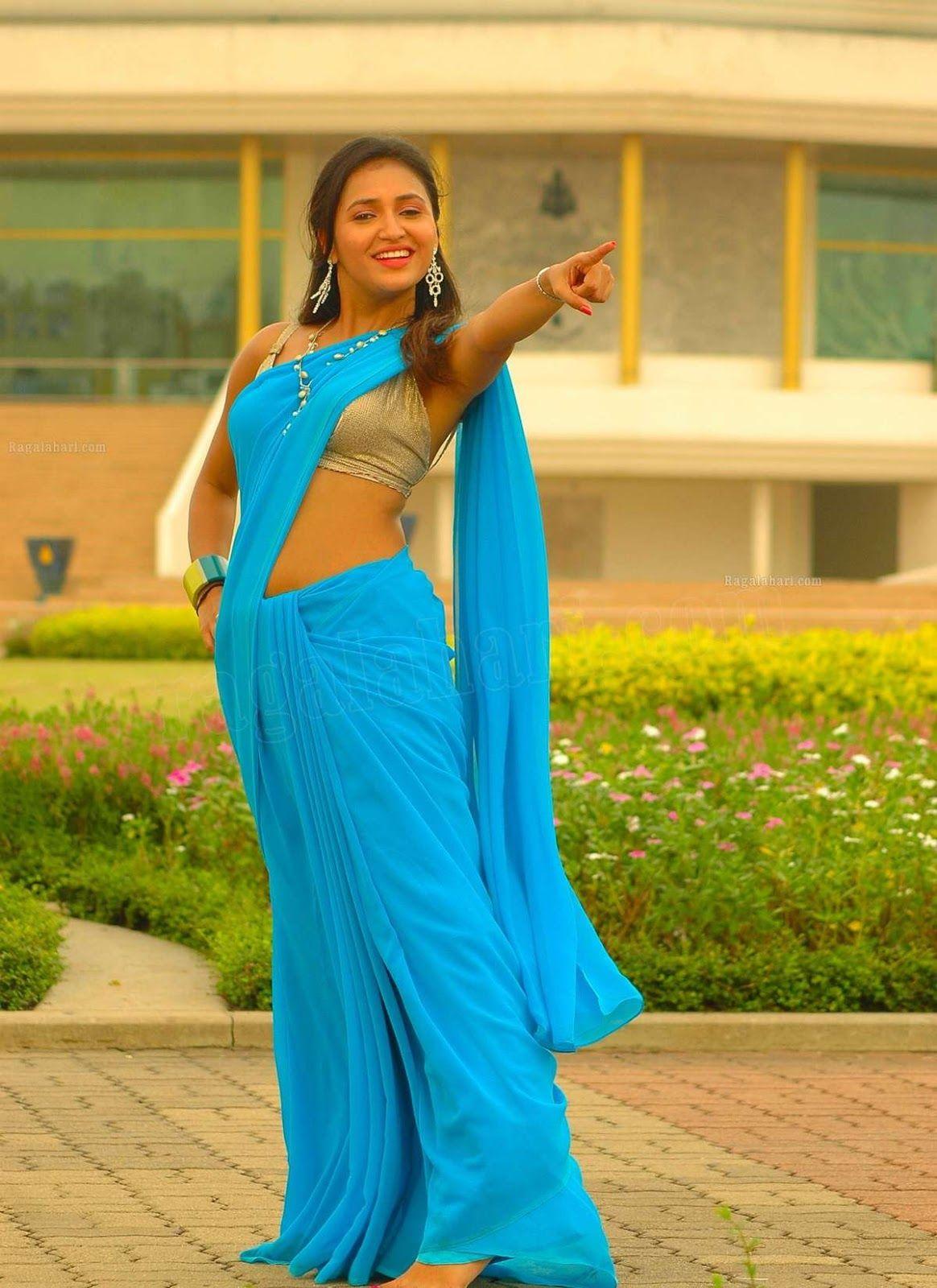 Sarayu Hot Saree Photos
