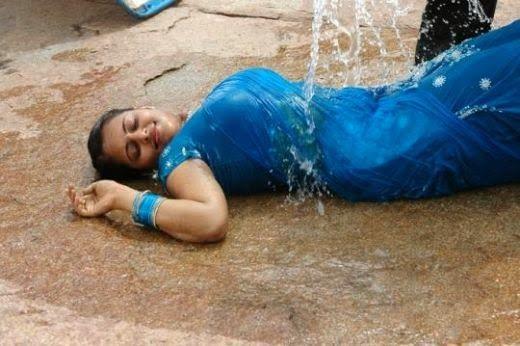 Sindhu Menon in Wet hot Saree Pics