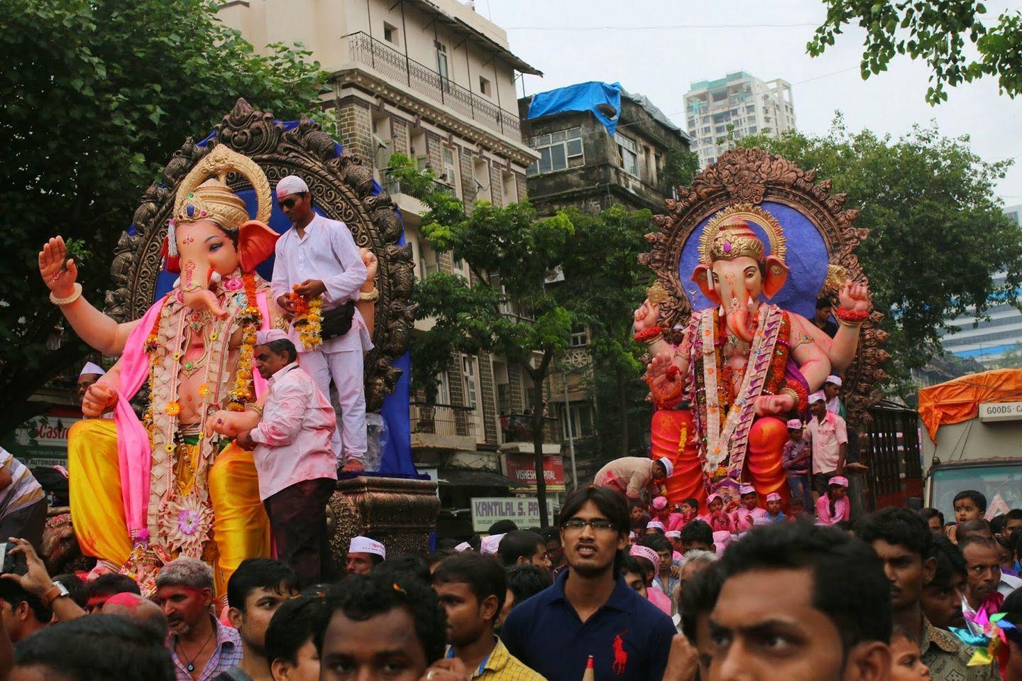 2015 Mumbai Ganesh Visarjan Photos