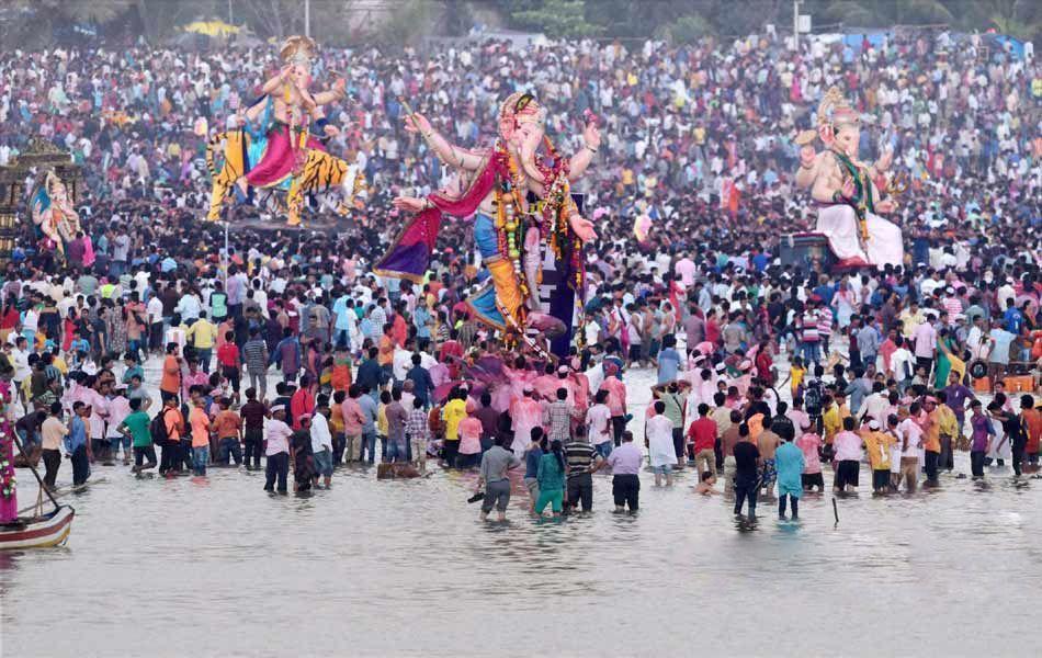 2015 Mumbai Ganesh Visarjan Photos