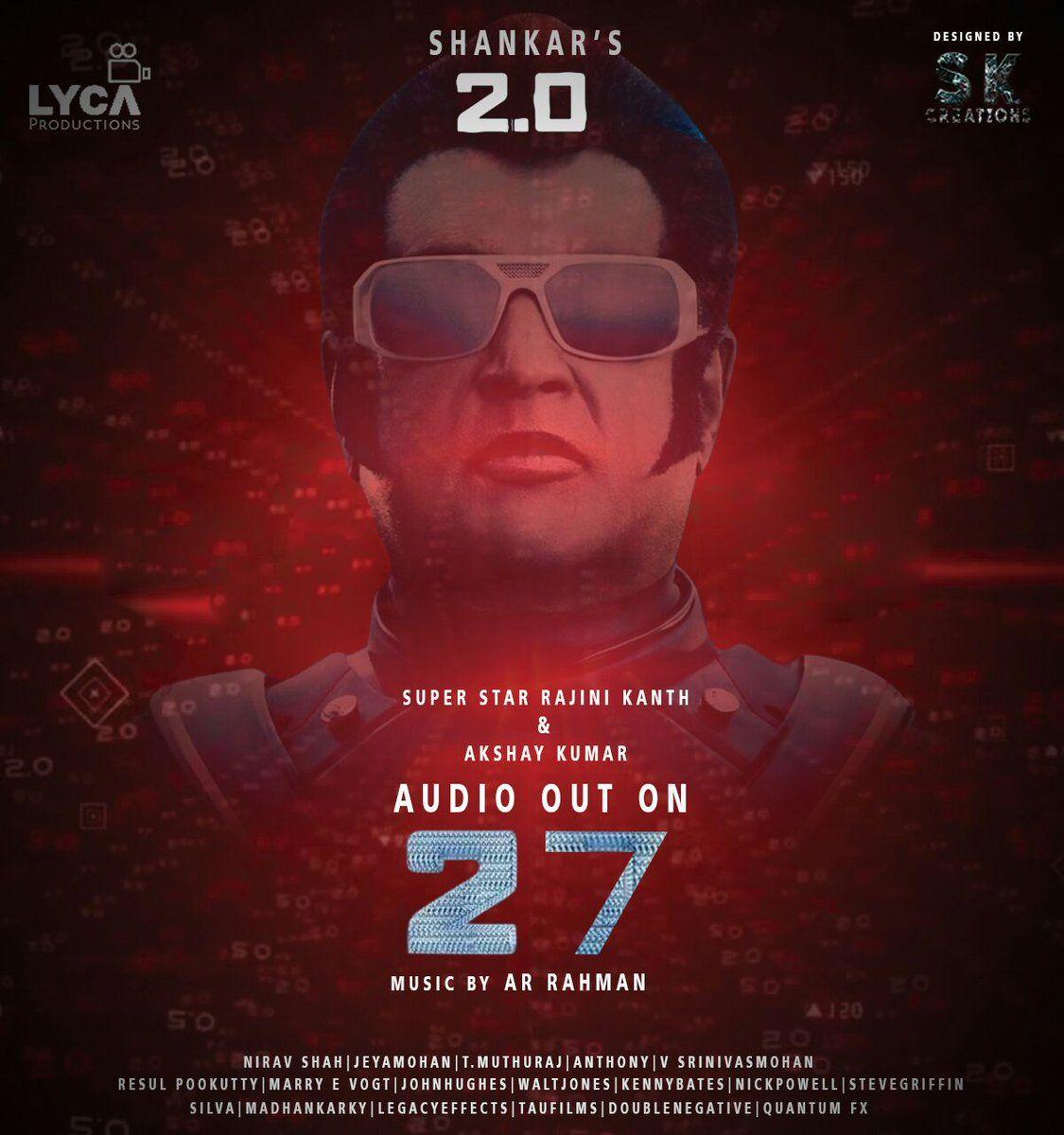 2Point0 Audio Launch Stage Leaked Photos