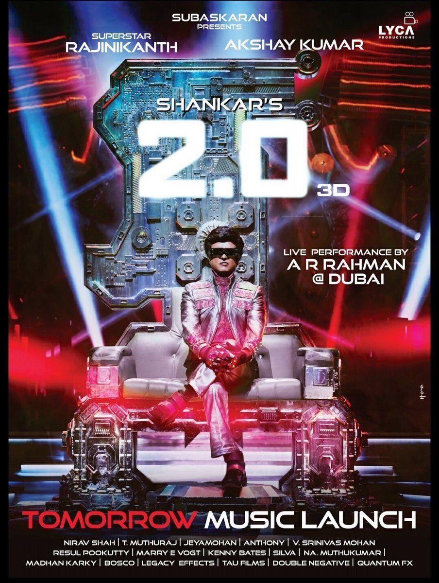 2Point0 Audio Launch Stage Leaked Photos