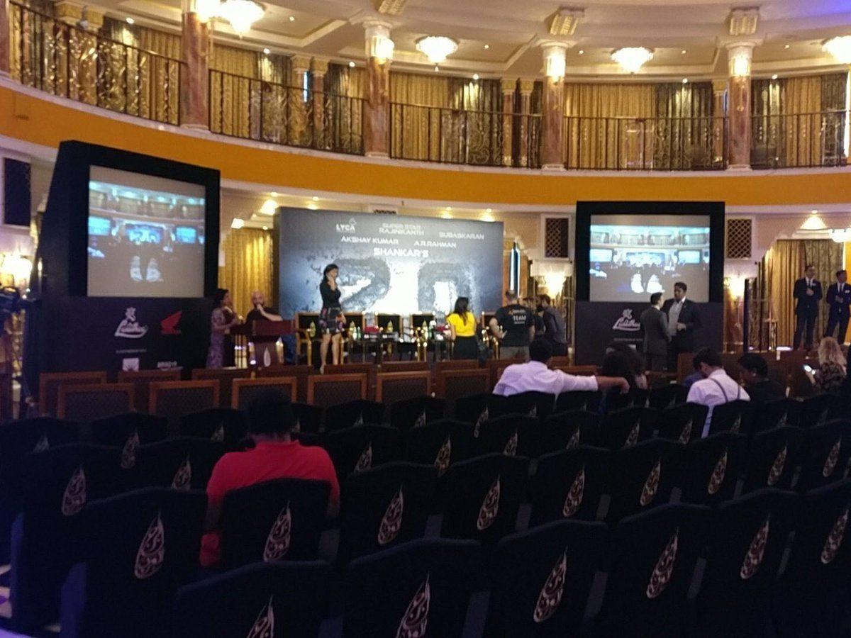 2Point0 Audio Launch Stage Leaked Photos