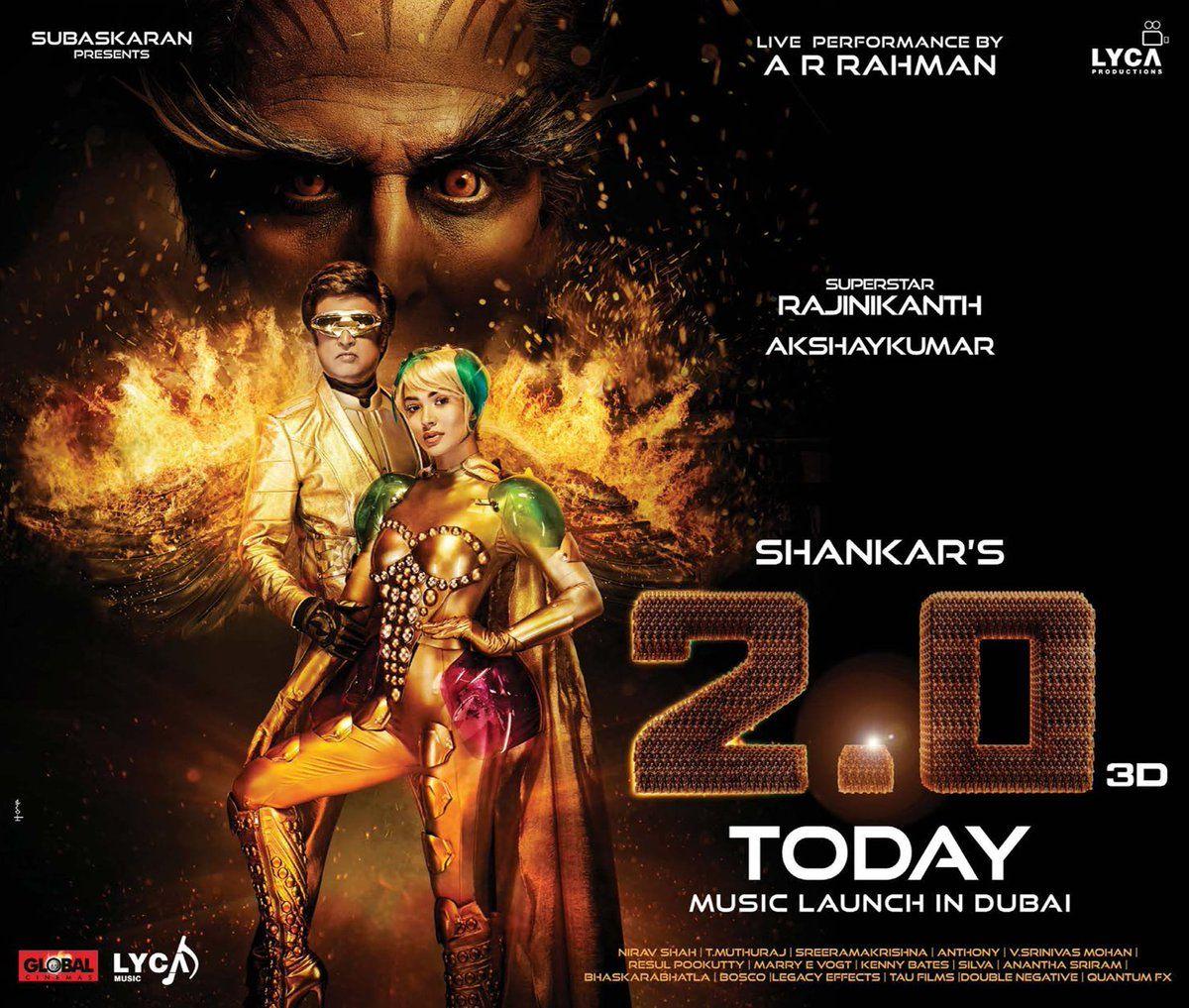 2Point0 Movie Audio Release Latest Posters