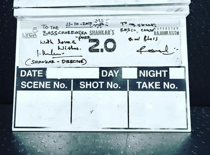 2Point0 Movie New Posters & Working Stills