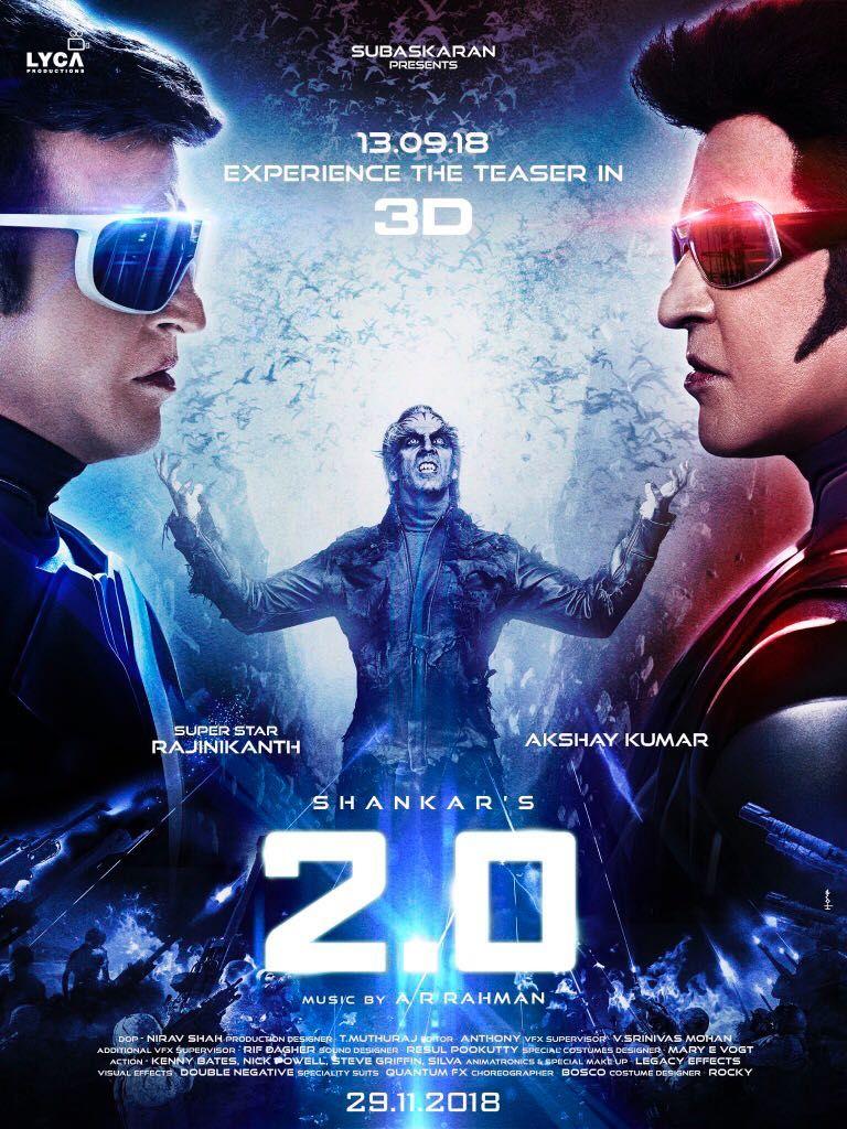 2Point0 Movie New Teaser Release Date Posters & Stills
