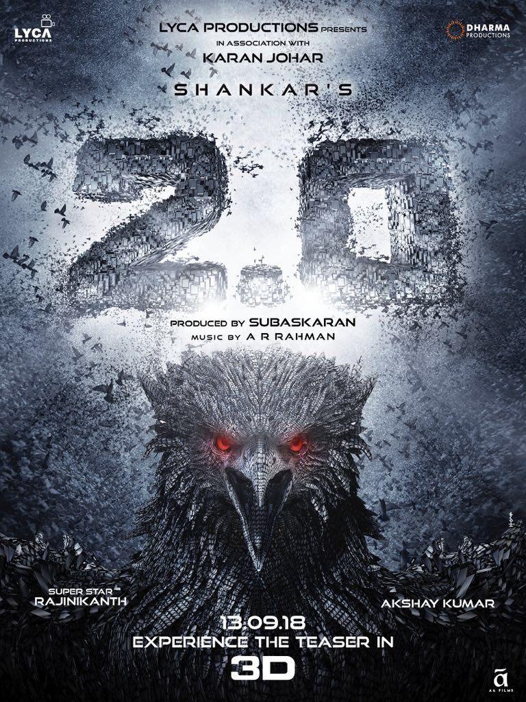 2Point0 Movie New Teaser Release Date Posters & Stills