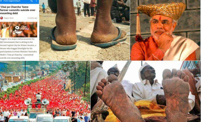 50000 Farmers Walked 180kms Asking for the Rightful Compensation for their crop