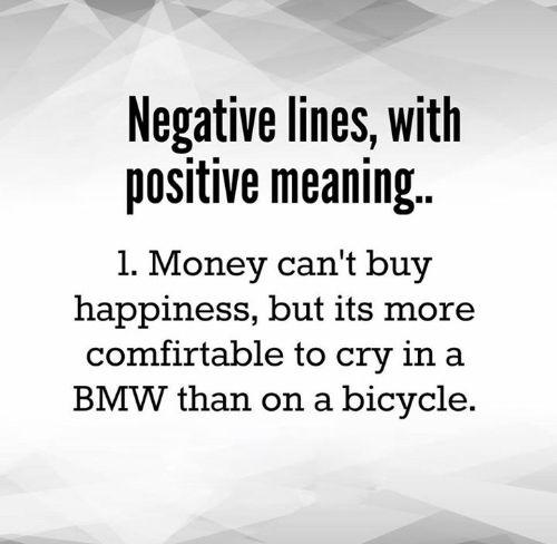 6 Negative lines with Positive Meanings