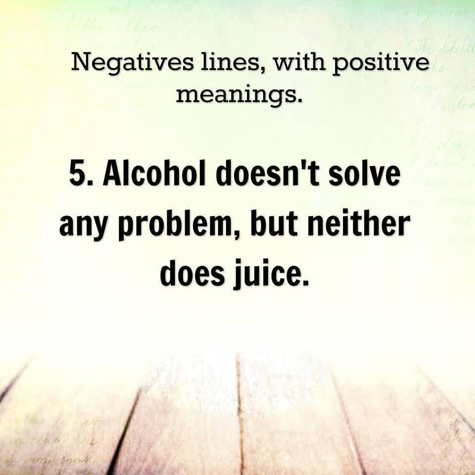 6 Negative lines with Positive Meanings
