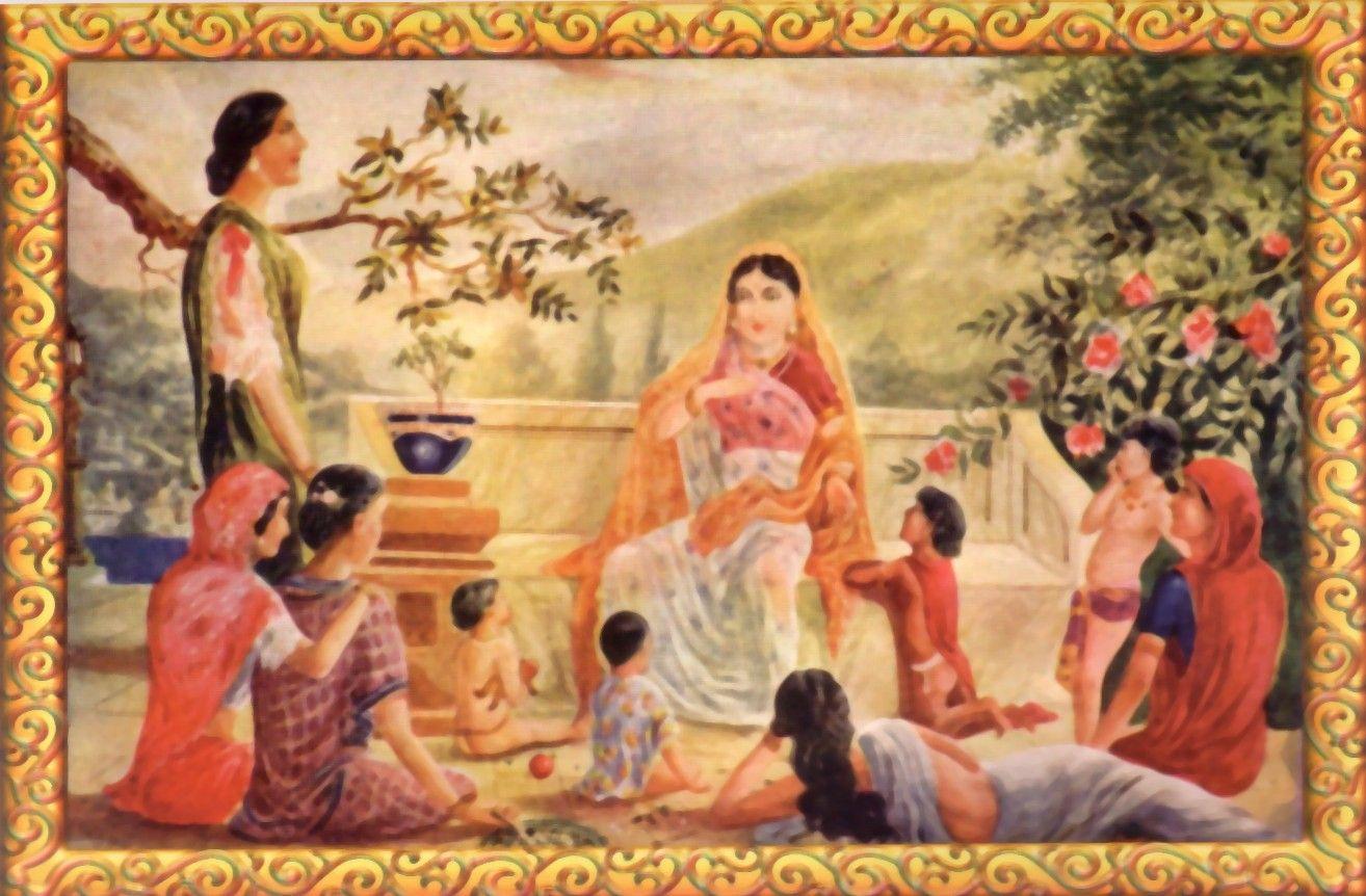A rare painting of our national song VandeMataram