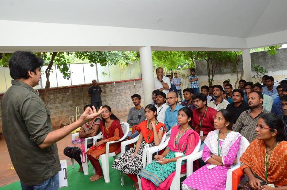 AGRI BSC Students Meeting with JanaSena Party Chief PawanKalyan