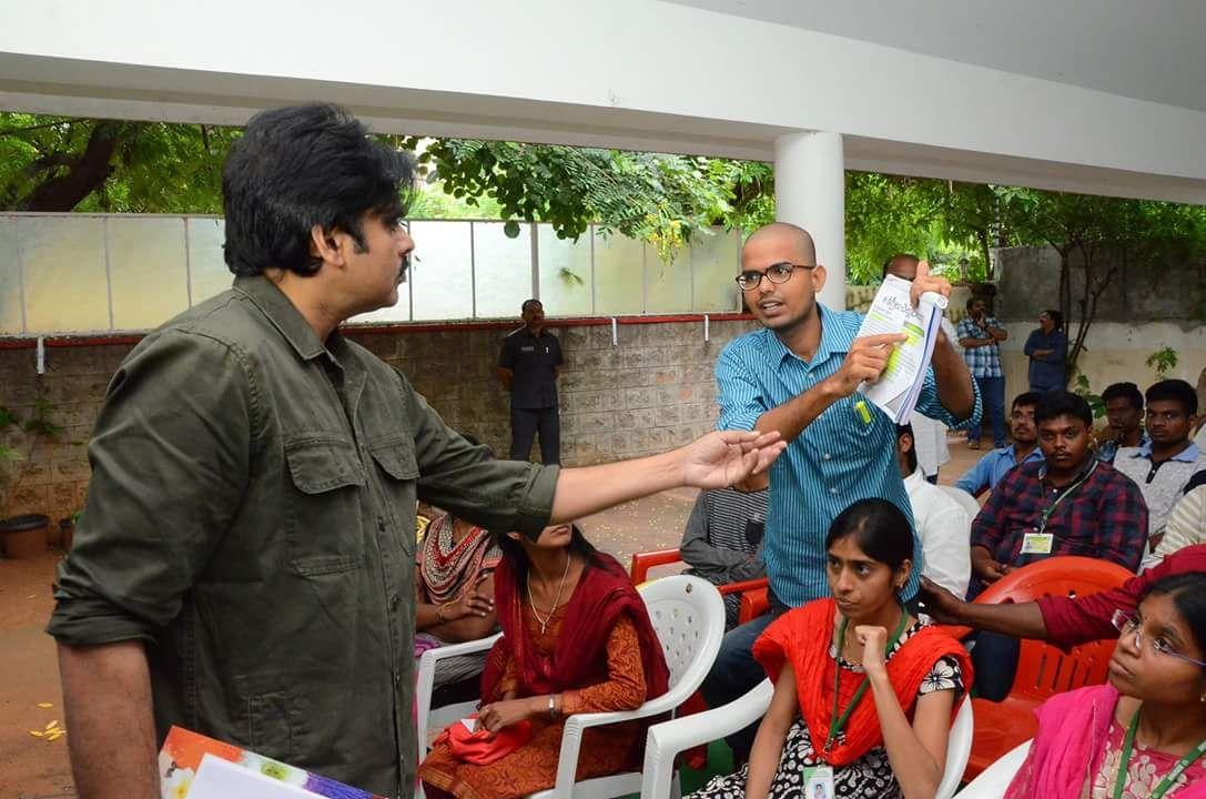 AGRI BSC Students Meeting with JanaSena Party Chief PawanKalyan