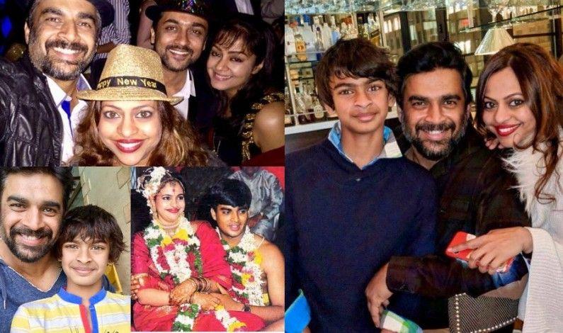 Actor Madhavan with family Rare & Unseen Childhood Photos
